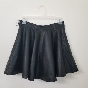 Faux Leather Mini Skirt